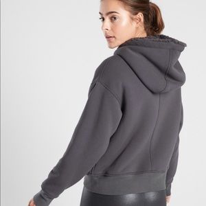 Athleta Cozy Sherpa Reversible Jacket 